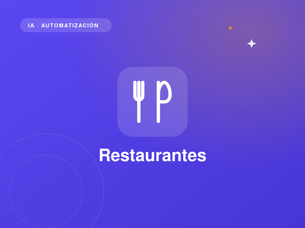 IA y automatización para Restaurantes — HazClick